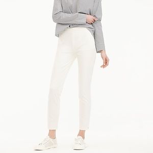 White J Crew Martie Pants